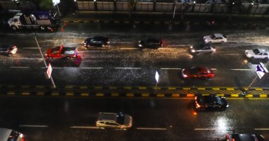أمطار غزيرة ورعدية تضرب القاهرة والجيزة