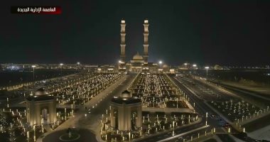 الرئيس السيسى يتفقد دار القرآن الكريم خلال افتتاح مركز مصر الثقافى الإسلامى