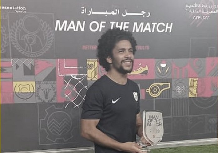 أحمد العجوز أفضل لاعب في مباراة الزمالك وإنبي بالدوري