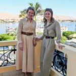 ملكة بلجيكا وأميرة برابانت تزوران الأقصر لتفقد الحضارة المصرية