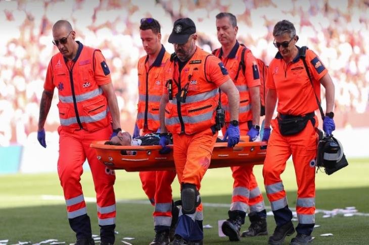 خرج على «نقالة».. إصابة قوية لـ ياسين بونو في مباراة ألميريا في الدوري الإسباني «فيديو»