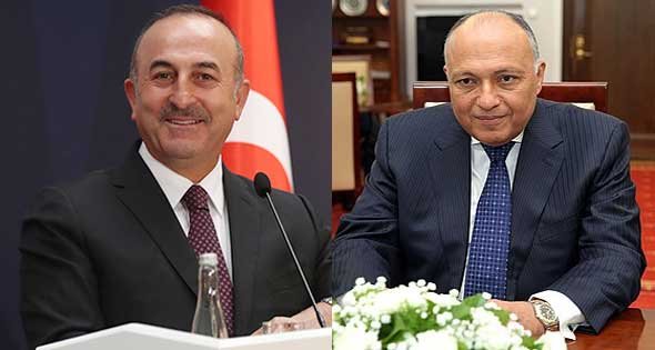 وزير الخارجية التركي لـ«سامح شكري»: مصر لها استثمارات كبيرة في بلادنا