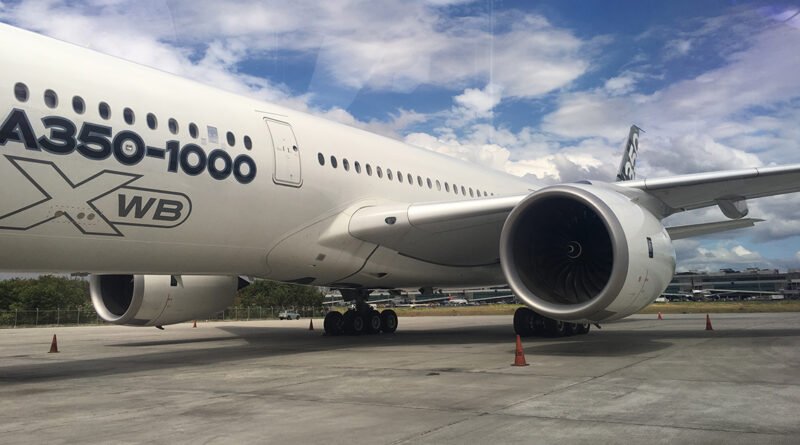A350 ذات الطراز العريض من الإيرباص تتصدر أسطول شركات الطيران