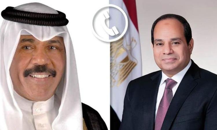 الرئيس السيسي يهنئ أمير الكويت بحلول شهر رمضان المعظم