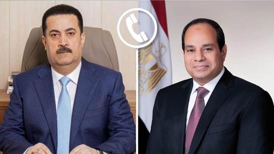 رئيس الوزراء العراقي يهنئ الرئيس السيسي بمناسبة حلول شهر رمضان المعظم