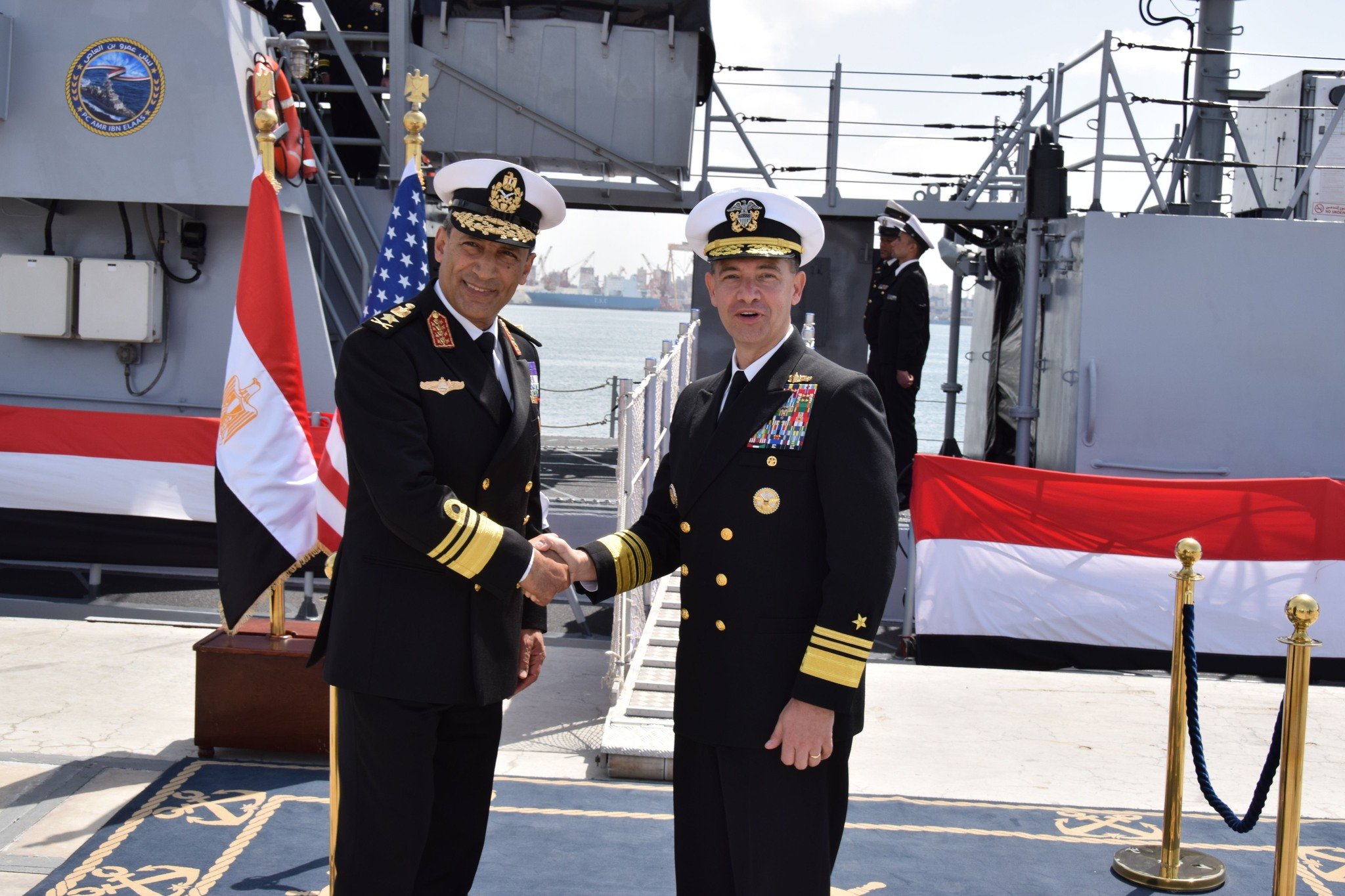 الولايات المتحدة تسلم مصر 3 لنشات مرور بعيد من طراز سيكلون (صور)