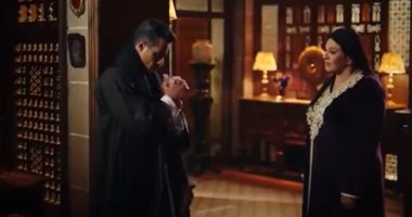 جعفر العمدة الحلقة 13.. هالة صدقى تهدد ابنها محمد رمضان بتركها للمنزل