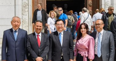 وزير الثقافة والسياحة الصينى يزور المتحف المصرى بالتحرير