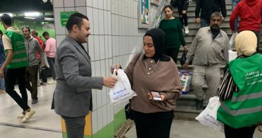 مترو الأنفاق يوزع 50 ألف وجبة إفطار صائم حتى الآن