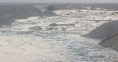 ‫الرى: امتلاء بحيرات وادى ميعر بجنوب سيناء بمياه السيول.. فيديو