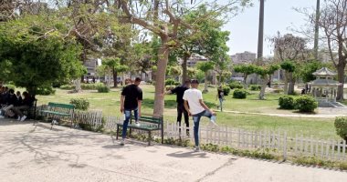 الحديقة الدولية بمدينة نصر تستقبل المواطنين للاحتفال بثانى أيام العيد.. صور