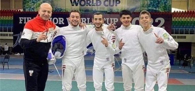 منتخب مصر لسلاح سيف المبارزة يتأهل لنصف نهائي بطولة العالم