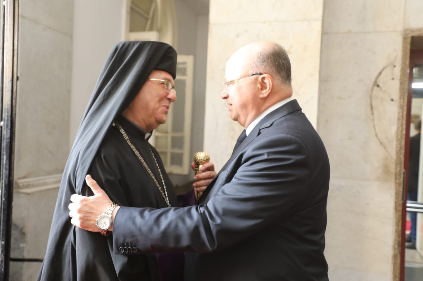 محافظ القاهرة يستقبل وفد بطريركية الأرمن الكاثوليك للتهنئة بعيد الفطر
