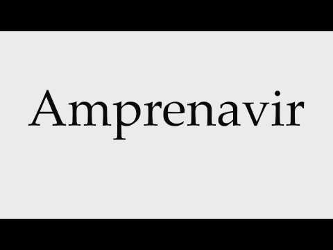 النشرة الداخلية لعقار امبرينافير Amprenavir
