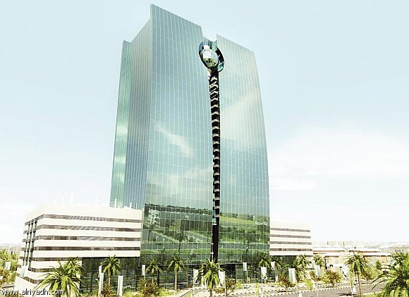 برج طريق الملك اضخم شاشة اعلانات في العالم