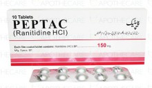 أقراص بيبتاك Peptac لعلاج قرحة المعدة