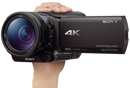 احدث كاميرا فيديو من سوني Camera Sony FDR-AX100