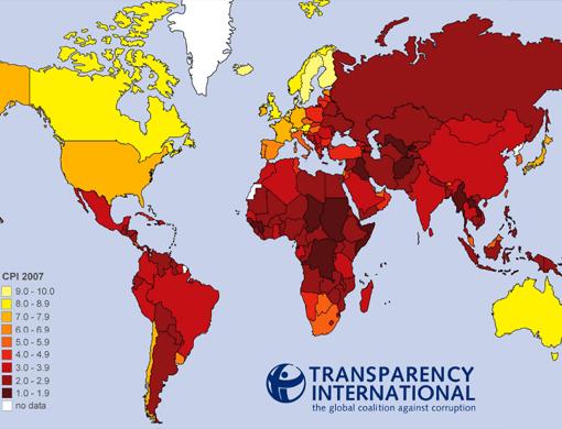 اكثر الدول فسادا في العالم