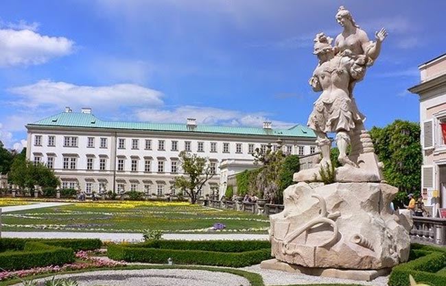 قصر الميرابل الشهير في سالذبرج النمسا