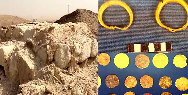 اكتشاف آثري جديد لكنز من الذهب والفضة في قرية ثاج بالجبيل