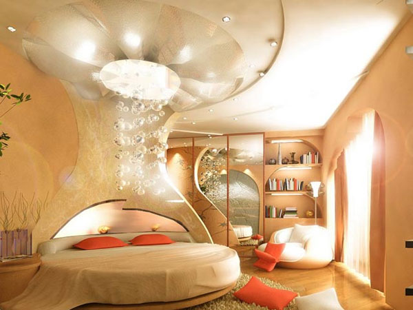 تصاميم غرف نوم رومانسية