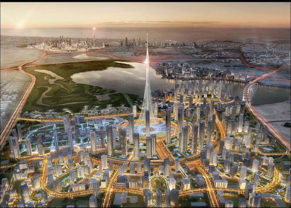 دبي تبدأ في بناء أكبر برج في العالم