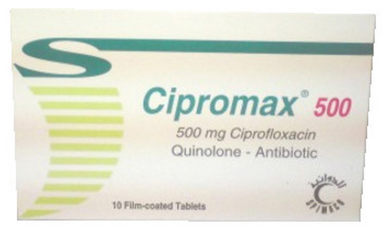 معلومات عن المضاد الحيوي سيبروماكس cipromax