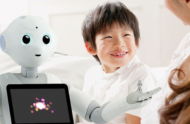 بيبر الروبوت العاطفي في اليابان
