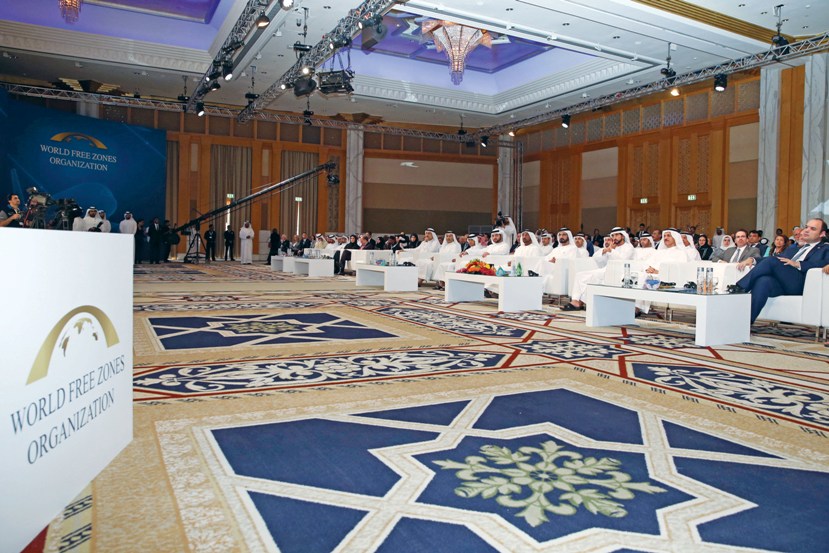 افتتاح مؤتمر المناطق الحرة العالمية الأول في دبي