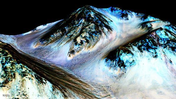 العثور على الماء في كوكب المريخ ” فيديو “