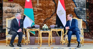 الرئيس السيسى وعاهل الأردن يؤكدان دعمهما لـ"أبو مازن" فى الدفاع عن مصالح الفلسطينيين