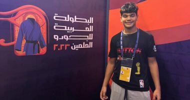 جبريل أحمد عامر يتوج بفضية البطولة العربية للجودو بالعلمين