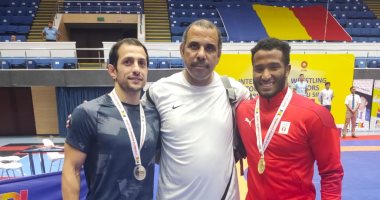 محمد مصطفى يحقق برونزية بطولة رومانيا الدولية للمصارعة