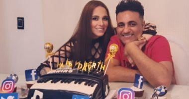 أنوسة كوتة تحتفل بعيد ميلاد زوجها الملحن محمد رحيم: كل سنة وأنت طيب يا صغنن