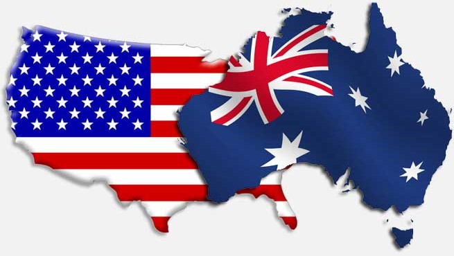 ما هو الفرق بين امريكا واستراليا ؟