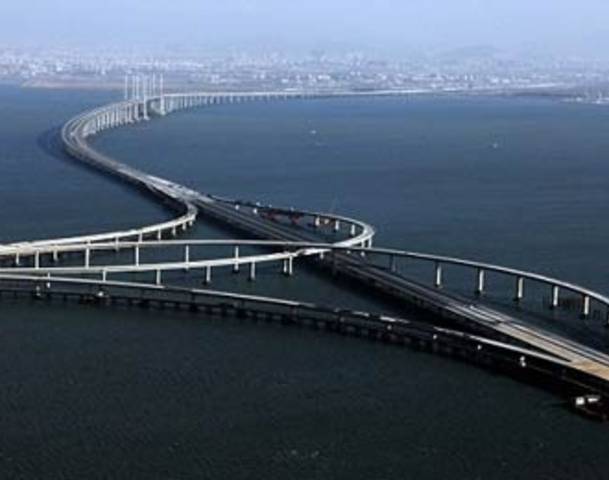 اطول جسر بحري في العالم … جسر الصين العظيم