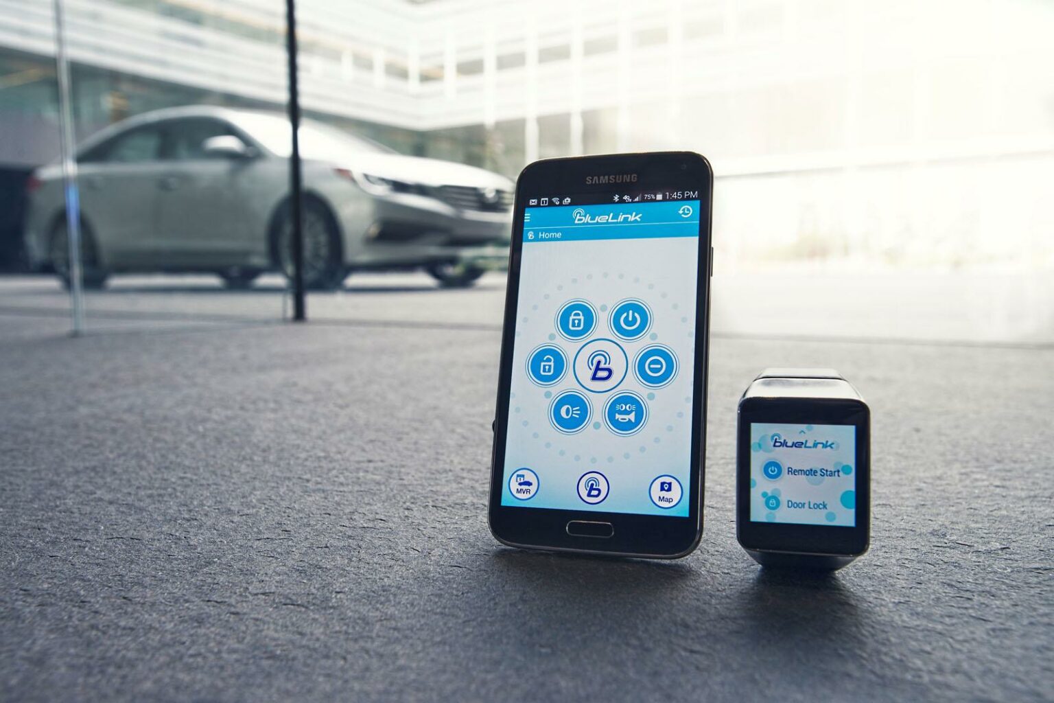 تطبيق Blue Link للتحكم في سيارات هيونداي عن بعد