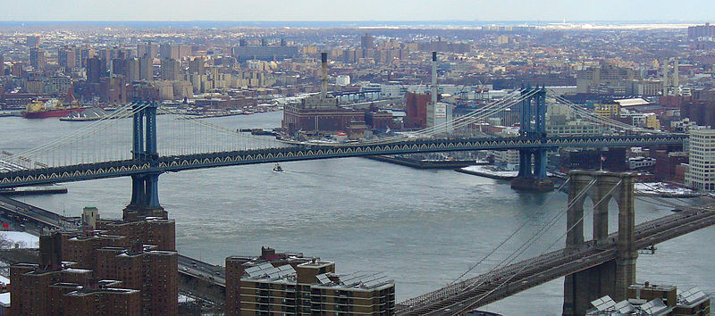 جسر مانهاتن في الولايات المتحدة