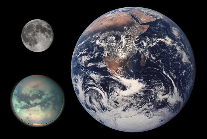 صور ومعلومات قمر التيتان