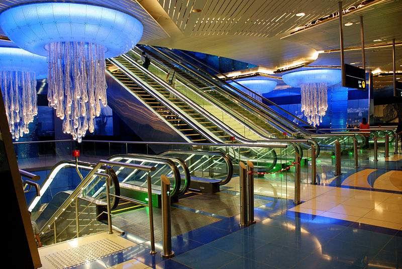 مترو دبي … اطول شبكة مترو آلي بالكامل في العالم