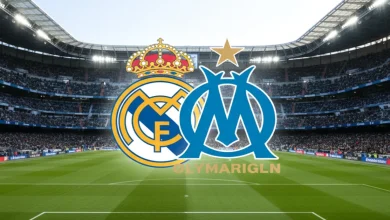 مباراة ريال مدريد ومارسيليا